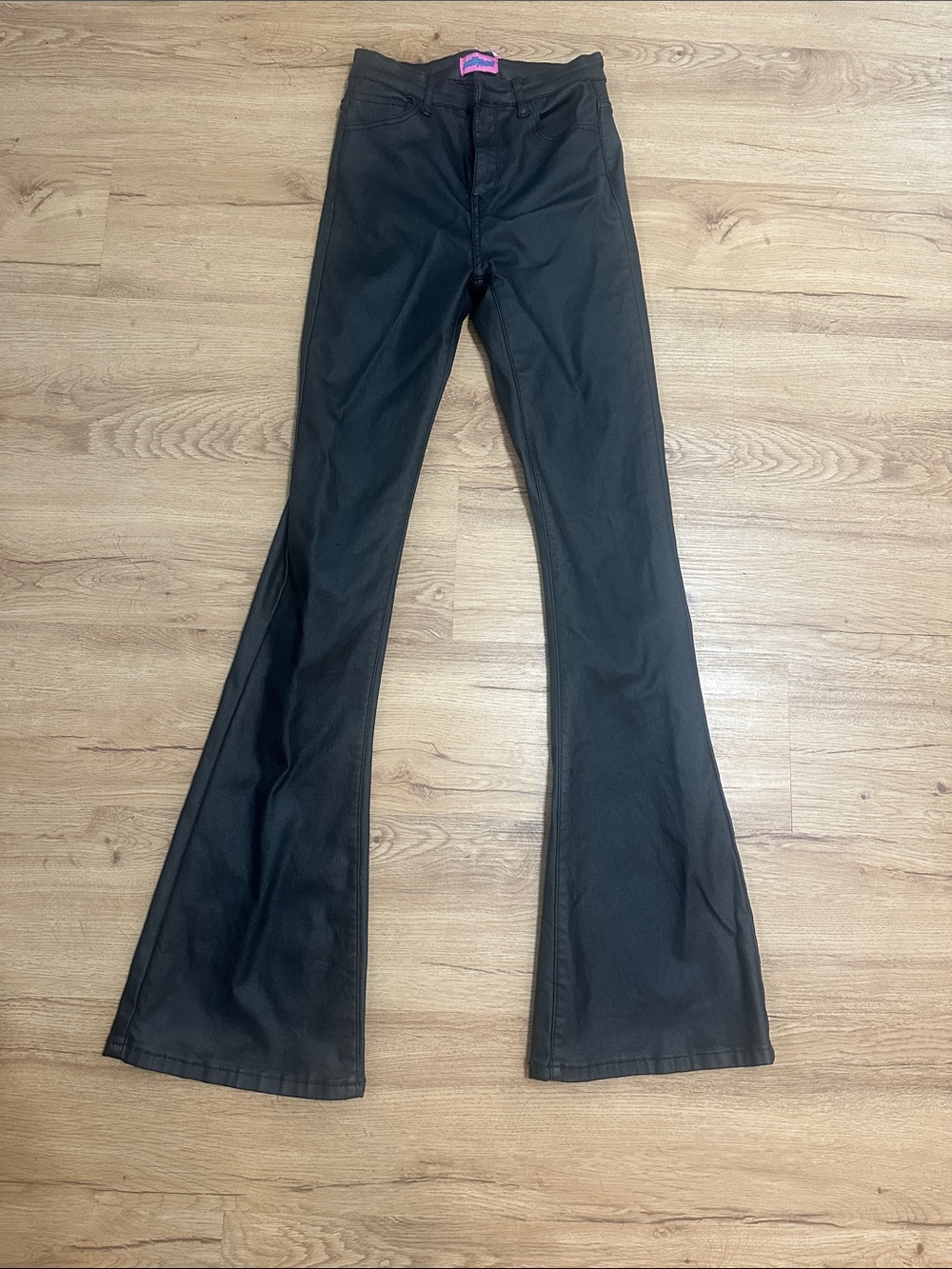 Edikted Black Boot Cut Flare Pants